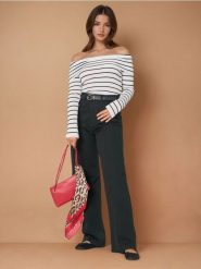 Sweter - wielobarwny. Swetry damskie Sinsay, l, bez wzorów, bez kołnierzyka, bez ramiączek, bez kaptura. W wyprzedaży za 24.99 zł.