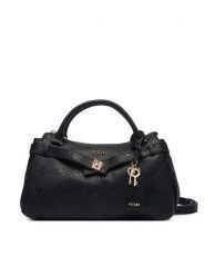 Guess Torebka Ella Logo HWPD97 46050 Czarny. Czarne torebki do ręki damskie Guess, z aplikacjami, ze skóry, bez dodatków. Za 584.99 zł.