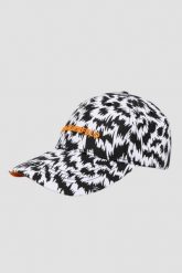 KARL LAGERFELD Czarno-biała czapka z daszkiem K/zebra. Białe czapki i kapelusze damskie KARL LAGERFELD, bez wzorów. W wyprzedaży za 229.99 zł.