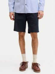 Jack & Jones Szorty materiałowe Ace Vance 12293005 Granatowy Regular Fit. Niebieskie szorty męskie Jack & Jones, l, bez wzorów, z bawełny. Za 159.99 zł.