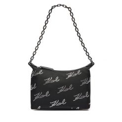 Torebka KARL LAGERFELD. Czarne torebki do ręki damskie KARL LAGERFELD, bez wzorów, klasyczne, bez dodatków. Za 549.99 zł.