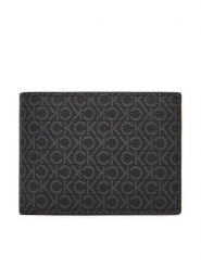 Calvin Klein Portfel Ck Must Mono Comp Trifold W Coin LV04D1040G Czarny. Czarne portfele męskie Calvin Klein, bez wzorów, ze skóry. Za 219.99 zł.