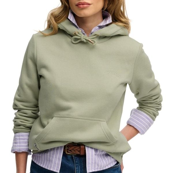 Bluza damska z kapturem Superdry Essential Logo Emb Hb. Zielone bluzy damskie Superdry., xs, bez wzorów, z bawełny, z kapturem. Za 280.40 zł.