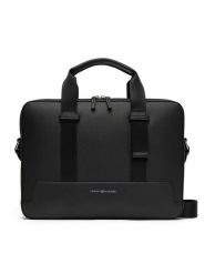 Tommy Hilfiger Torba na laptopa Th Modern Computer Bag AM0AM13637 Czarny. Czarne torby na laptopa męskie Tommy Hilfiger, bez wzorów, ze skóry. Za 579.99 zł.