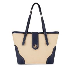 Torebka Beverly Hills Polo Club. Niebieskie torebki do ręki damskie Beverly Hills Polo Club, bez wzorów, bez dodatków. Za 219.99 zł.