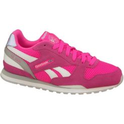 Buty sportowe dla dziewczynki, Reebok GL 3000. Czerwone buty sportowe dziewczęce Reebok, bez wzorów, z materiału, bez zapięcia, trekkingowe. Za 226.00 zł.