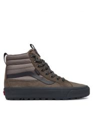 Vans Tenisówki SK8 Hi Waterproof Insulat VN000Y629JC1 Khaki. Brązowe trampki męskie Vans, bez wzorów, ze skóry, bez zapięcia. Za 619.99 zł.