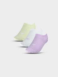 4F Skarpety casual stopki (3-pack) damskie - multikolor 39-42. Skarpety damskie 4f, bez wzorów, z bawełny. Za 44.99 zł.