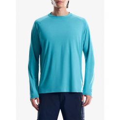 Longsleeve męski Berghaus Ivyhill Light Ls Tech Tee Am. Niebieskie bluzki z długim rękawem męskie Berghaus, m, bez wzorów, bez kołnierzyka. Za 197.99 zł.