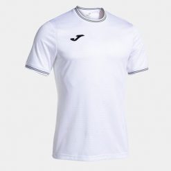 Koszulka Joma Toletum V. Białe koszulki sportowe męskie Joma, l, bez wzorów, bez kołnierzyka, bez ramiączek, do piłki nożnej. Za 258.00 zł.