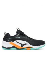 Mizuno Buty halowe Wave Stealth Neo 2 X1GA2400 Czarny. Czarne buty sportowe męskie Mizuno, ze skóry, bez zapięcia. Za 529.99 zł.