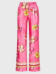 Ermanno Firenze Spodnie materiałowe D42EP054EB9 Różowy Regular Fit. Czerwone spodnie materiałowe damskie Ermanno Firenze, bez wzorów, z materiału. Za 769.00 zł.