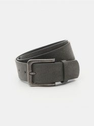 Pasek z klamrą - szary. Szare paski damskie Sinsay, bez wzorów. Za 19.99 zł.