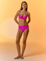 4F Dół od bikini damski - różowy M. Czerwone bikini damskie 4f, na lato, m, bez wzorów. Za 59.99 zł.