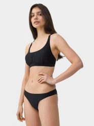 4F Góra od bikini z materiałów z recyklingu damska XS. Niebieskie bikini damskie 4f, xs, bez wzorów. W wyprzedaży za 19.99 zł.