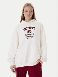 Tommy Jeans Bluza DW0DW22603 Écru Relaxed Fit. Bluzy damskie Tommy Jeans, l, bez wzorów, z bawełny, bez kaptura. Za 489.99 zł.