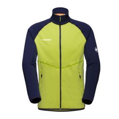 Bluza trekkingowa męska Mammut Aconcagua ML. Niebieskie bluzy męskie Mammut, m, bez wzorów, bez kaptura. Za 449.99 zł.
