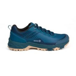 Męskie buty do pieszych wędrówek i trekkingu na średnie dystanse, JADE M Izas. Zielone trekkingi męskie IZAS, trekkingowe. Za 269.52 zł.