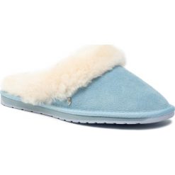 Kapcie EMU AUSTRALIA - Jolie W10015 Baby Blue. Brązowe kapcie damskie Emu Australia, bez wzorów, ze skóry, bez obcasa, bez zapięcia. Za 339.00 zł.