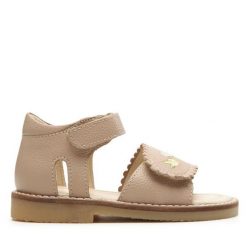 Sandały Lasocki Kids. Brązowe sandały dziewczęce Lasocki Kids, bez zapięcia. Za 169.99 zł.