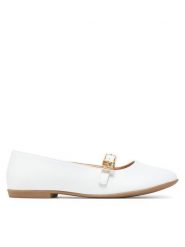 Tommy Hilfiger Baleriny T3A3-33768-0326 S Biały. Białe baleriny dziewczęce Tommy Hilfiger, bez wzorów, ze skóry, bez zapięcia. Za 219.99 zł.