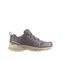 Buty biegowe Salomon XA PRO 3D V9 Szary. Szare obuwie sportowe damskie Salomon, bez wzorów, z materiału, do biegania. Za 705.45 zł.