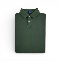 Second life - Krótki rękaw Polo damskie Khaki - Jak nowy. Zielone koszulki sportowe damskie Ralph Lauren, bez wzorów, bez kołnierzyka, bez ramiączek, na golfa. Za 97.25 zł.