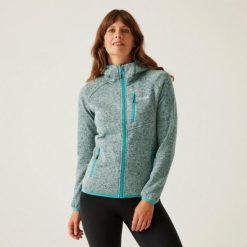 Bluza damska z kapturem Regatta Newhill II. Niebieskie bluzy damskie Regatta, m, bez wzorów, z dzianiny, z kapturem. Za 265.25 zł.
