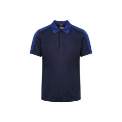 Polo Regatta CoolWeave. Niebieskie koszulki polo męskie Regatta, bez wzorów, eleganckie, bez ramiączek. Za 149.99 zł.