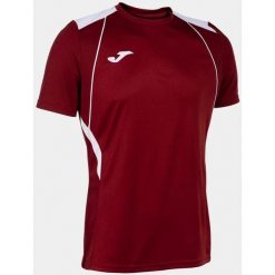 T-shirt JOMA Championship Sport Burgundowo-Biały 2XL dla mężczyzn. Białe koszulki sportowe męskie Joma, m, bez wzorów, z poliesteru, sportowe, bez kołnierzyka. Za 138.99 zł.