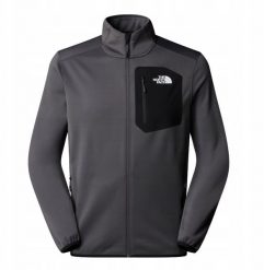 Bluza Crest FZ Anthracite Grey TNF Black THE NORTH FACE. Czarne bluzy męskie The North Face, m, bez wzorów, bez kaptura. Za 366.63 zł.