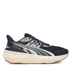 Buty do biegania Puma. Niebieskie buty sportowe męskie Puma, bez zapięcia, do biegania. Za 279.99 zł.