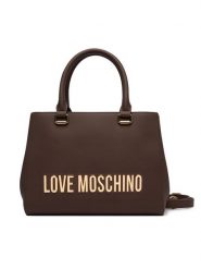 LOVE MOSCHINO Torebka JC4022PP1PKD0300 Brązowy. Brązowe torebki do ręki damskie Love Moschino, bez wzorów, ze skóry, bez dodatków. Za 1,029.00 zł.