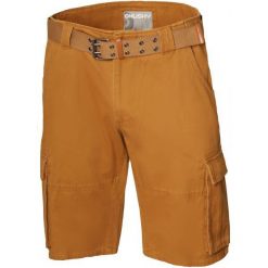 Husky Ropy Brown L. Brązowe szorty męskie marki Husky, w paski, z bawełny, sportowe. W wyprzedaży za 175.00 zł.