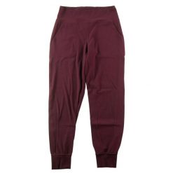 Second life - Legginsy damskie krótkie bordeaux - Jak nowy. Czerwone legginsy damskie LULULEMON, s, bez wzorów, z materiału. Za 170.36 zł.