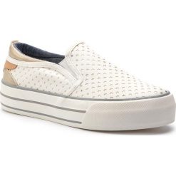 Tenisówki WRANGLER - Halley Slip On WL91560A White 051. Półbuty damskie marki Wrangler. Za 219.00 zł.