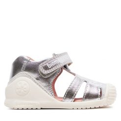 Sandały Biomecanics. Niebieskie sandały chłopięce Biomecanics, bez zapięcia. Za 249.99 zł.