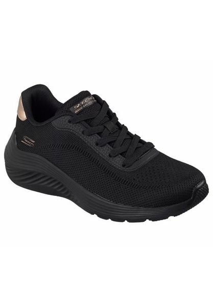 Buty SKECHERS BOBS SQUAD WAVES CURRENT Czarny. Czarne trekkingi damskie Skechers, trekkingowe. Za 249.99 zł.