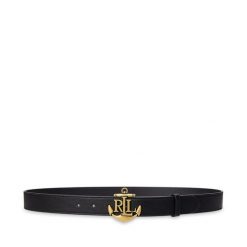 Pasek Damski LAUREN RALPH LAUREN. Czarne paski damskie Lauren Ralph Lauren, bez wzorów. Za 309.99 zł.