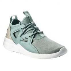 Buty treningowe damskie Reebok Cardio Motion. Zielone obuwie sportowe damskie Reebok, bez wzorów, z materiału, na fitness i siłownię. Za 281.00 zł.