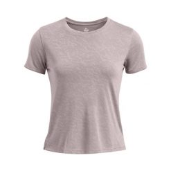 T-shirt damski Under Armour Launch Camo. Szare t-shirty damskie Under Armour, bez wzorów, sportowe, bez kołnierzyka. W wyprzedaży za 155.45 zł.