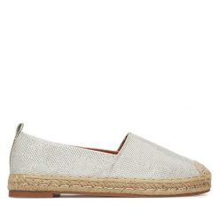 Espadryle DeeZee. Białe espadryle damskie DeeZee, bez wzorów, bez obcasa, bez zapięcia. Za 99.99 zł.