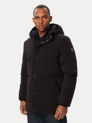 Guess Kurtka zimowa M6BL45 W4157 Czarny Regular Fit. Czarne kurtki męskie Guess, na zimę, m, z aplikacjami, z syntetyku, bez kaptura. Za 954.99 zł.