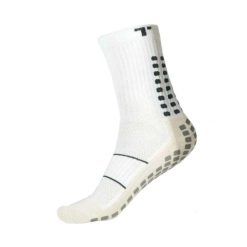 Męskie Cienkie Skarpety Piłkarskie. Białe skarpety męskie Trusox, bez wzorów, z materiału. Za 257.99 zł.