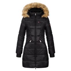 PARKA damska Geographical Norway ABEILLE BLACK DISTRI LADY 2601-9 DBC BLACK. Czarne kurtki damskie Geographical Norway, bez wzorów, sportowe, bez kaptura. Za 289.00 zł.