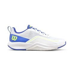 Buty do tenisa Wilson Rush Pro Lite. Białe buty sportowe męskie Wilson, bez zapięcia, tenisowe. Za 408.55 zł.
