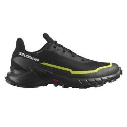 Buty do biegania męskie Salomon Alphacross 5 Gtx. Czarne buty sportowe męskie Salomon, z gore-texu, bez zapięcia, do biegania, gore-tex. Za 509.00 zł.