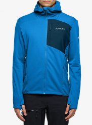 Bluza polarowa męska Vaude Monviso Fleece Jacket III. Niebieskie bluzy męskie Vaude, m, bez wzorów, z materiału, bez kaptura, trekkingowe. Za 368.49 zł.