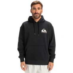 Bluza z kapturem dla Mężczyzn OMNI LOGO Czarny. Czarne bluzy męskie Quiksilver, m, bez wzorów, z bawełny, z kapturem. Za 299.99 zł.
