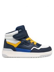 Geox Sneakersy J Washiba Boy J66LQI 0BC15 C0657 S Granatowy. Niebieskie buty sportowe chłopięce Geox, bez wzorów, ze skóry, bez zapięcia. Za 269.99 zł.